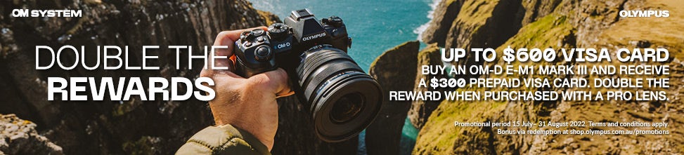 Olympus Double The Rewards | Camera House 
