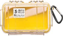 Pelican 1030 Micro Clear Case - Yellow with Yellow Liner
