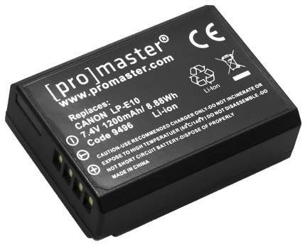ProMaster LP-E10 Battery | Camera House