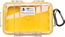 Pelican 1020 Micro Clear Case - Yellow with Yellow Liner