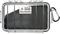 Pelican 1040 Micro Clear Case - Black with Black Liner