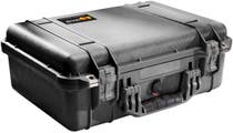 Pelican 1500 Black Case with Padded Dividers