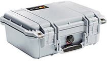 Pelican 1400 Silver Case with Foam