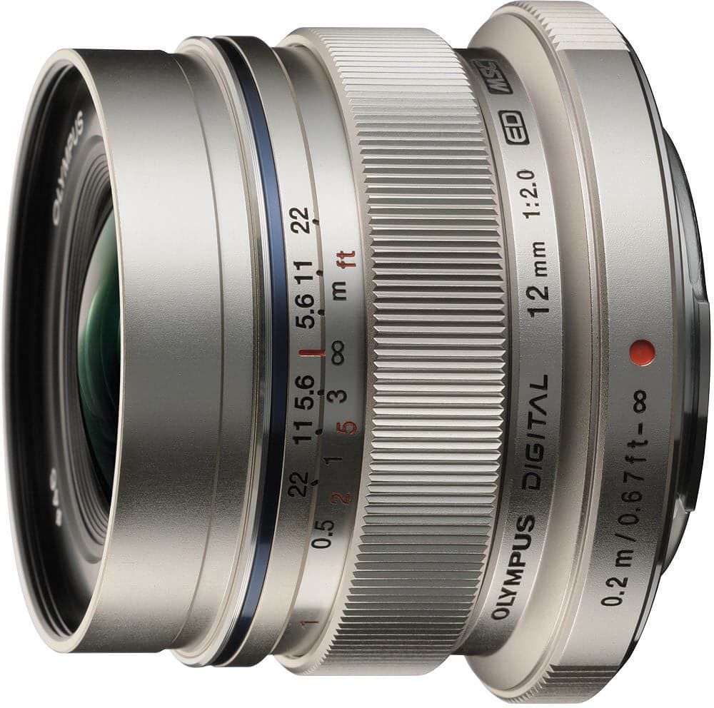 Olympus M.Zuiko 12mm f/2.0 Silver Wide Angle Lens | Camera House
