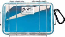 Pelican 1050 Micro Clear Case with Blue Liner