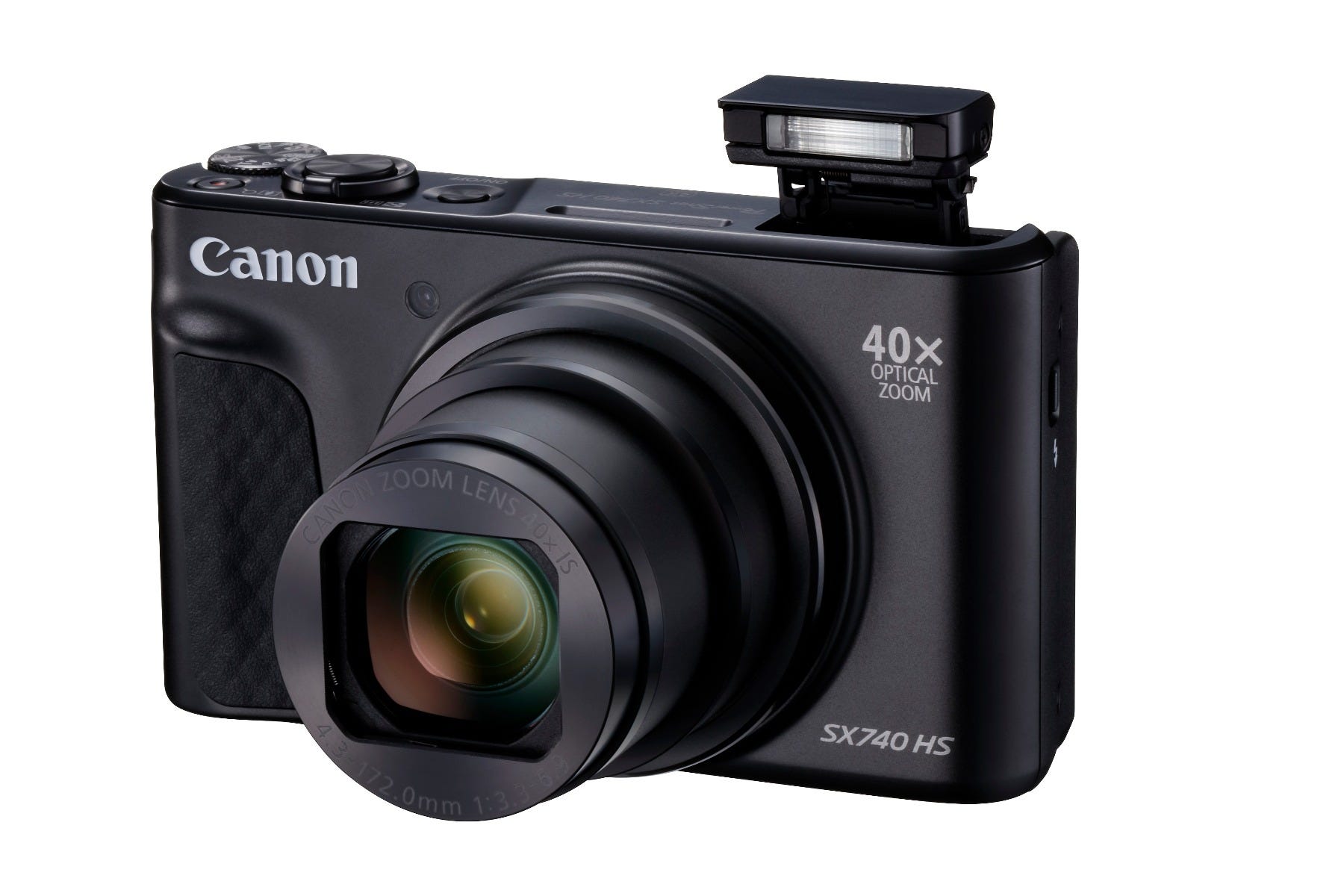 Canon Powershot SX740HS Black Digital Compact Camera Camera House
