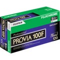 Fujifilm Fujichrome Provia 100F RDPIII 120/12 Roll 5 Pack - Pro Colour Transparency Film