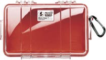 Pelican 1060 Micro Clear Case with Red Liner