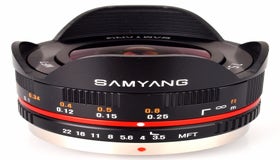 Samyang 7.5mm f3.5 Fisheye UMC II - MFT - Black