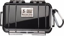 Pelican 1030 Micro Case - Black with Black Liner