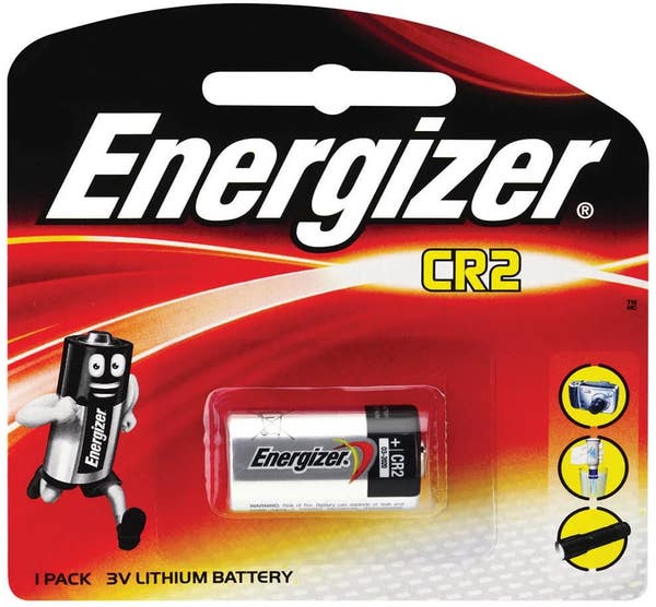 2 x CR2 Energizer 3V Lithium Batteries (EL1CR2, DLCR2, KCR2, CR17355)  39800022974