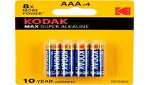 Kodak MAX AAA 1.5V (4 Pack) Alkaline Batteries