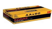 Kodak XTRALIFE  AA 1.5V (60 Pack) Alkaline Batteries