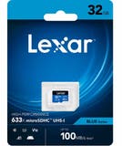 Lexar High-Performance 633x microSDHC 32GB 100MB/s V10 A1 UHS-I U1 Memory Card