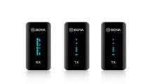 Boya BY-XM6-S2 Ultra Compact 2.4GHz Wireless Microphone (1xRX & 2xTX)