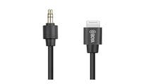 Boya BY-K1 3.5mm Male TRS to Male Lightning Adapter Cable 20cm