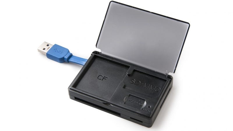 Inca Reader USB 3.0 for CF, SD & MicroSD built in card storage holder ...