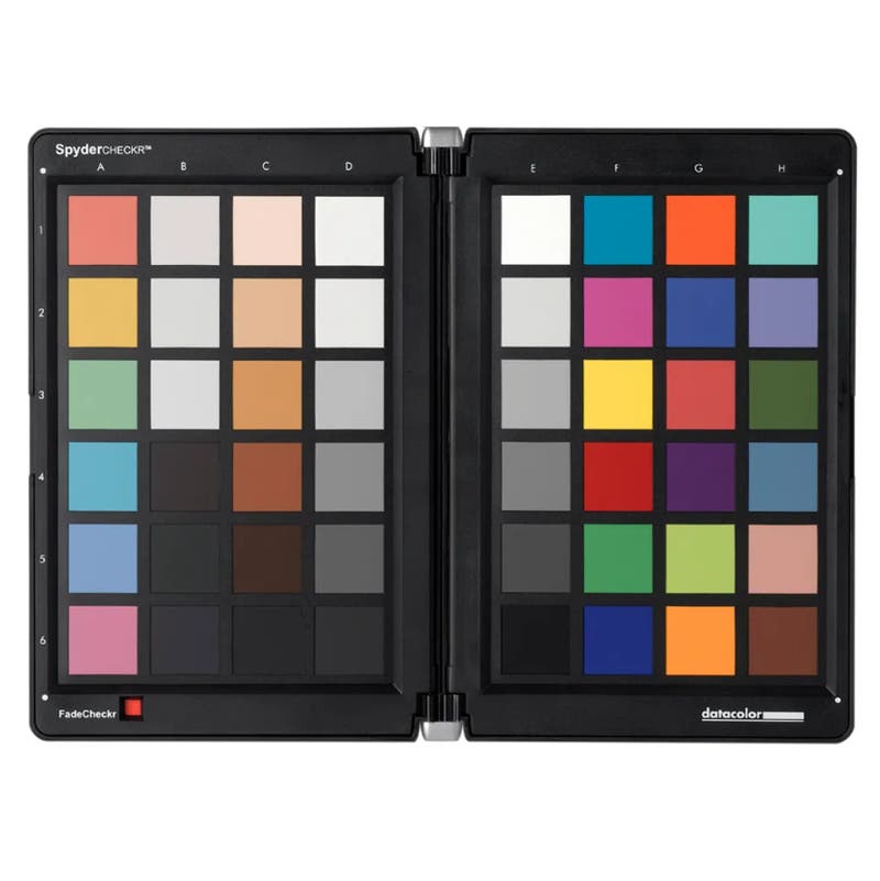 Datacolor SpyderCHECKR Color Chart and Calibration Tool for Digital ...