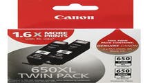 Canon 2 x PGI650XLBK Twin Pigment Black XLarge Ink Tank
