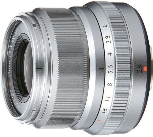 Fujifilm XF 23mm f/2 R WR Silver Lens | Camera House