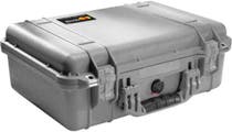 Pelican 1500 Silver Case with Foam
