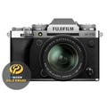 FujiFilm X-T5 Silver w/XF18-55 mm f/2.8-4R LM OIS Lens Compact System Camera