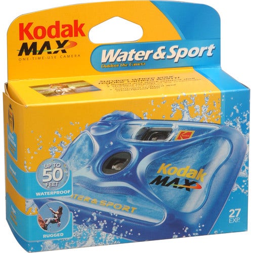 Gifts for Dads | Kodak Max Water Disposable Camera 