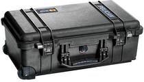 Pelican 1510LFB Black Carry On Case with Foam & Laptop Sleeve