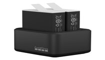 GoPro Dual Battery Charger & Enduro Batteries, suits HERO 9,10,11,12 BLACK