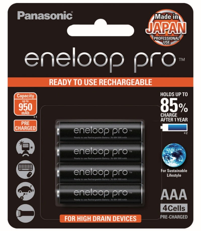 Eneloop High Capacity AAA Battery 4 Pack | Camera House
