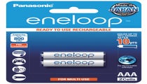 Panasonic Eneloop AAA 800mAh - 2 Pack Batteries Pre-Charged