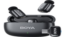 Boya Mini -12-Black Worlds Tiniest Microphone - Black