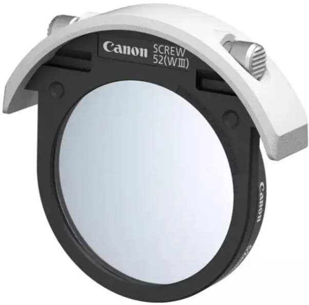 Canon 52SFHWIII Drop-In Screw Filter Holder with protect filter ...