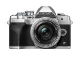 Olympus OM-D E-M10 Mark IV Silver Body w/14-42mm EZ Lens Compact System Camera