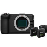 Canon EOS R6 V Body with Rode Wireless GO (Gen 3) Compact Microphone System