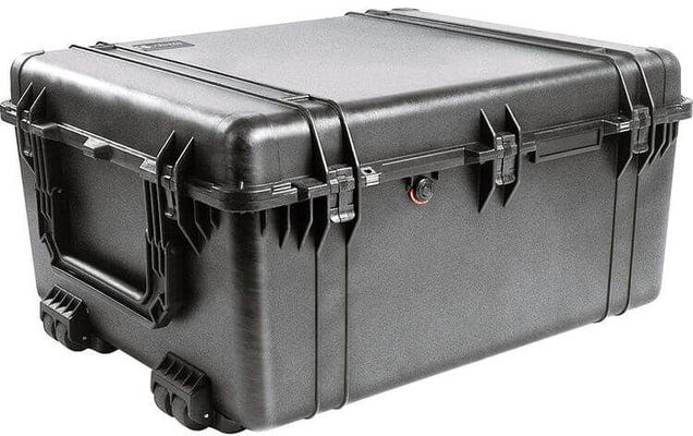 Pelican 1690 Black Case with Padded Dividers