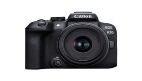 Canon EOS R10 Mirrorless Camera Body w/RF-18-45mm f/4.5-6.3 IS STM Lens