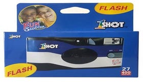 1SHOT Fun Shooter Flash ISO 400 35mm 27 Exposure Single Use Film Camera