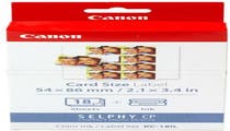 Canon KC18IL Ink/Label, 8 Stickers per Credit Card Sized Sheet for Canon Selphy