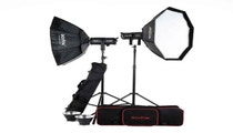 Godox SL200II LED Daylight - 2 Head Octa Softbox Kit