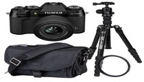 Fujifilm X-T50 Black Body w/XC 15-45mm Lens Ultimate Adventure Bundle