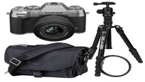 Fujifilm X-T50 Silver Body w/XC 15-45mm Lens Ultimate Adventure Bundle