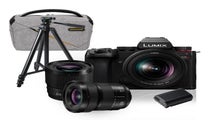 Panasonic Lumix S5II Body w/Lu mix 20-60mm,S 50mm &Bonus Batt Bag,Tripod &S14-28mm Lens CSC