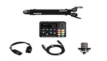 Rode Solo Podcasting Bundle Inc.RodeCaster Duo, PodMic, NTH100, PSA1+ & XLR3M