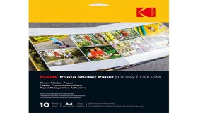 Kodak Photo Sticker Paper Glossy 120GSM A4 10 Sheets