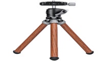 Leofoto MT-02C Mini Carbon Fibre Table Top Tripod with LH-22 Ball Head - Wood