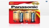 Panasonic D Size 2 Pack Alkaline Battery
