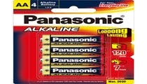 Panasonic AA 4 Pack Alkaline Battery