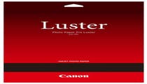 Canon LU101A3 20 Sheet A3 260gsm Lustre Photo Paper