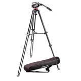 Manfrotto MVT502AM-1 Tripod Kit w/ Fluid Video Head includes Carry Bag